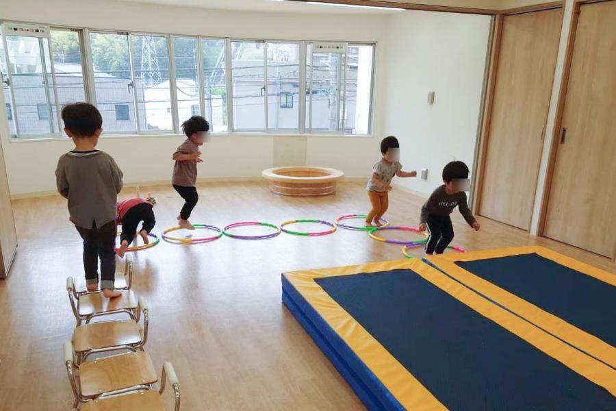 遊戯室での様子