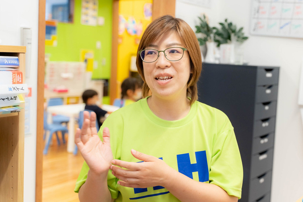 「毎日楽しくてしょうがない！」と語る棚原園長先生。