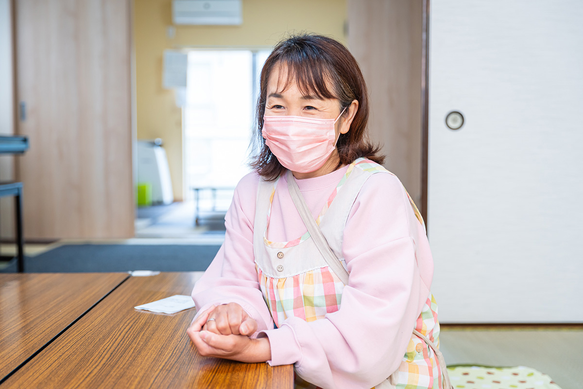 「地域に恩返ししていきたい」包み込むような笑顔の渡邊先生。