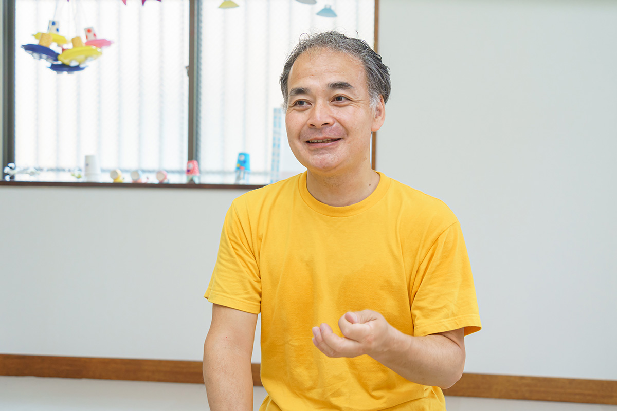 「認可保育園での経験を生かしたい」代表理事で園長の三瓶先生。