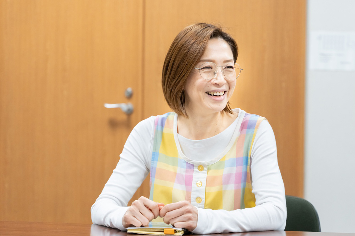 「保護者の子育て支援も大切な保育活動の一つ」と語る濱尾園長先生